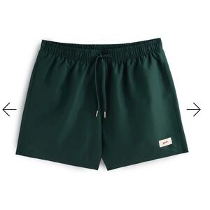 Bather Men's Emerald Green Swim Trunks Shorts Recycled Materials XL